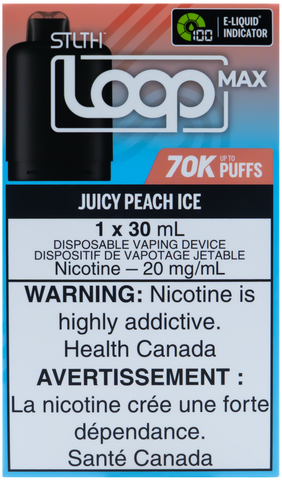 STLTH LOOP MAX POD JUICY PEACH ICE [ONTARIO]