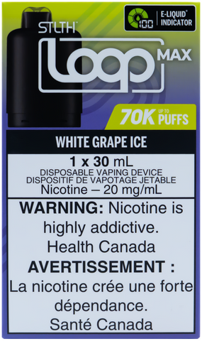 STLTH LOOP MAX POD WHITE GRAPE ICE [ONTARIO]