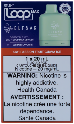 STLTH LOOP MAX X ELFBAR POD KIWI PASSION FRUIT GUAVA ICE [ONTARIO]