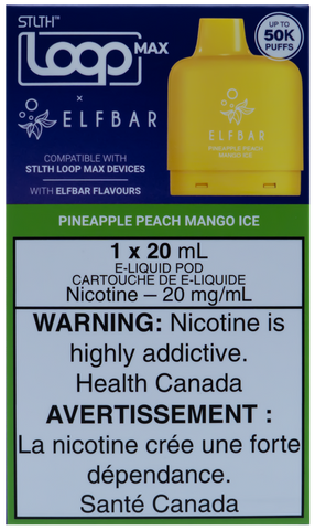 STLTH LOOP MAX X ELFBAR POD PINEAPPLE PEACH MANGO ICE [ONTARIO]