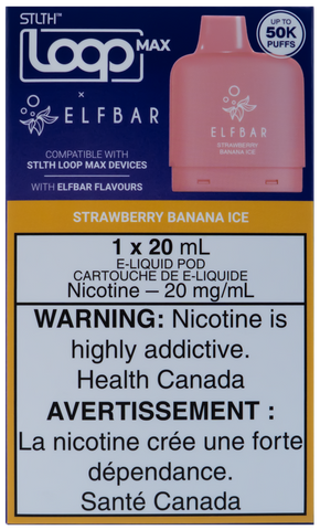 STLTH LOOP MAX X ELFBAR POD STRAWBERRY BANANA ICE [ONTARIO]