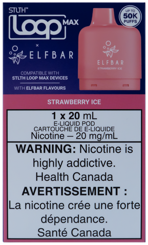 STLTH LOOP MAX X ELFBAR POD STRAWBERRY ICE [ONTARIO]