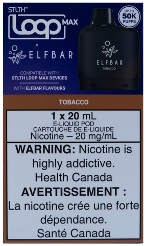 STLTH LOOP MAX X ELFBAR POD TOBACCO [ONTARIO]