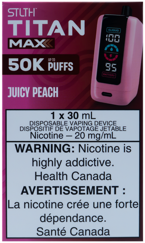 STLTH TITAN MAX JUICY PEACH [ONTARIO]