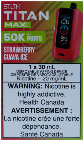 STLTH TITAN MAX STRAWBERRY GUAVA ICE [ONTARIO]