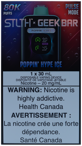 STLTH x GEEK BAR POPPIN' HYPE ICE [ONTARIO]