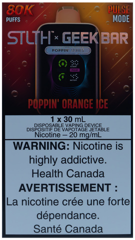 STLTH x GEEK BAR POPPIN' ORANGE ICE [ONTARIO]