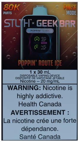 STLTH x GEEK BAR POPPIN' ROUTE ICE [ONTARIO]