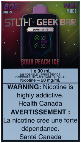 STLTH x GEEK BAR SOUR PEACH ICE [ONTARIO]