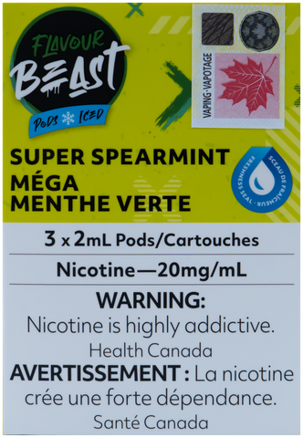 FLAVOUR BEAST PODS SUPER SPEARMINT ICED [ONTARIO]