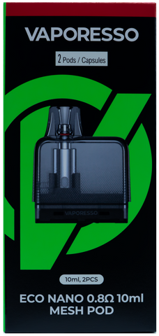 VAPORESSO ECO NANO PODS 10ML 0.8OHM [CRC]