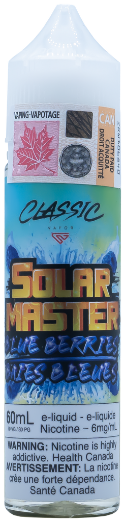 SOLAR MASTER BLUE BERRIES [STAMPED] – eCloudz - Specialty Vape Shop